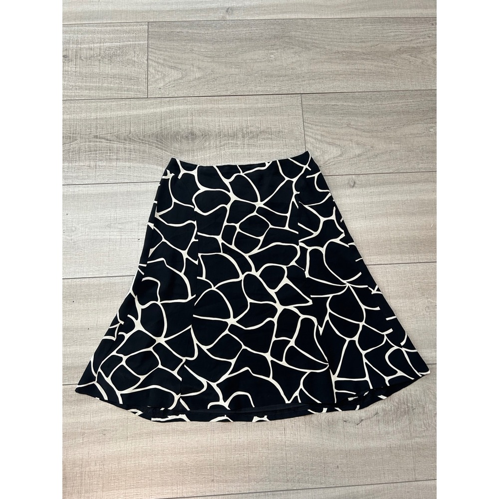 silk abstract print mini skirt black white y2k chic